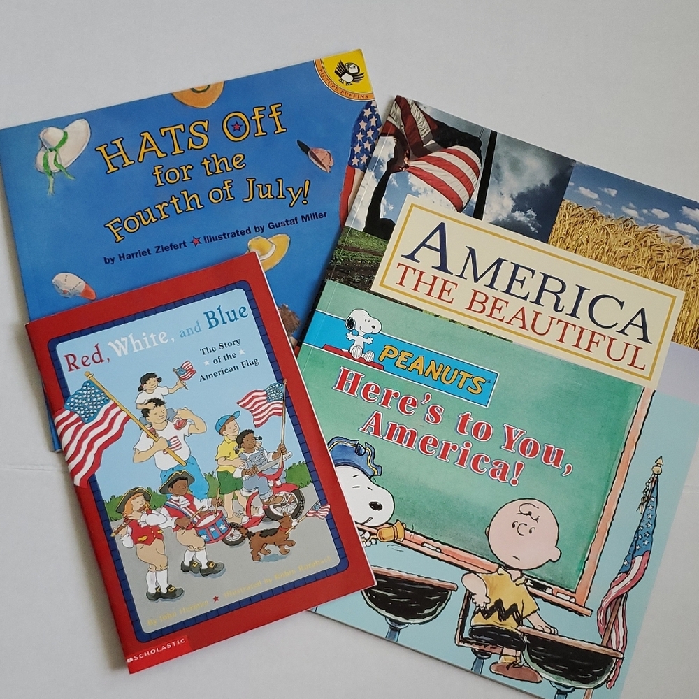 Patriotic Scholastic Children's Books - 4 Titles